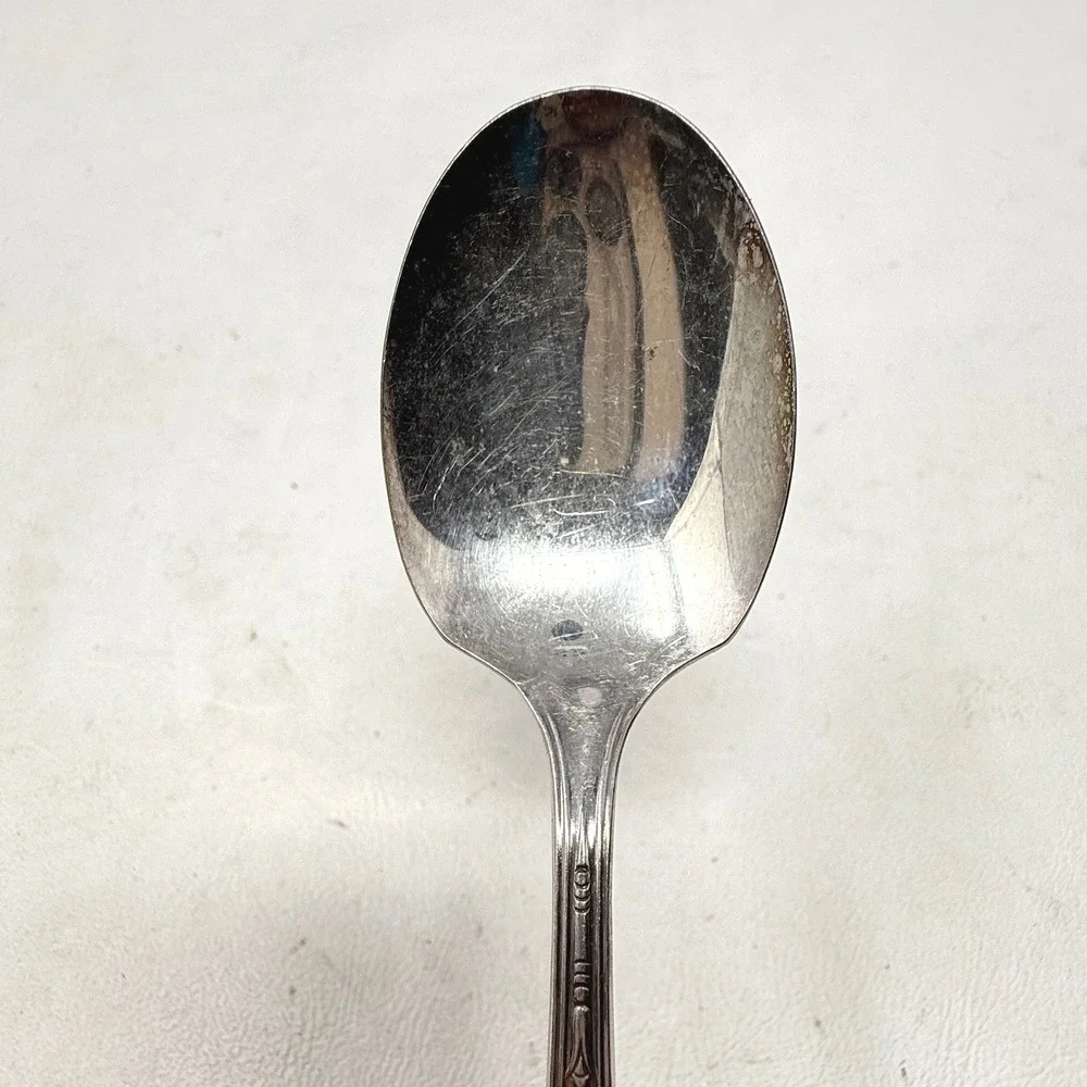 Rogers Meadowbrook Heather Stainless A1 Teaspoons Soup Spoons Sugar 19 Pcs